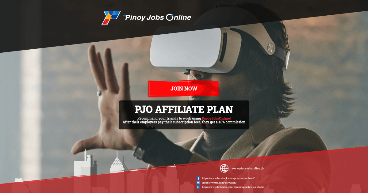 Pinoy Jobs Online - Join Affiliate Plan